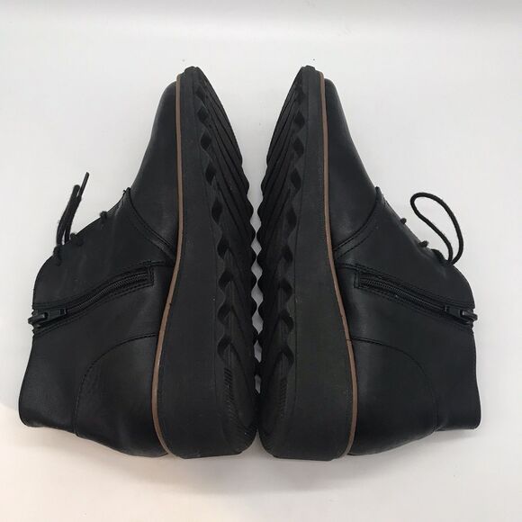 Clarks Collection Side Zip Ankle Booties Women's 7.5 Black Chukka Boots 13288 - Picture 7 of 11